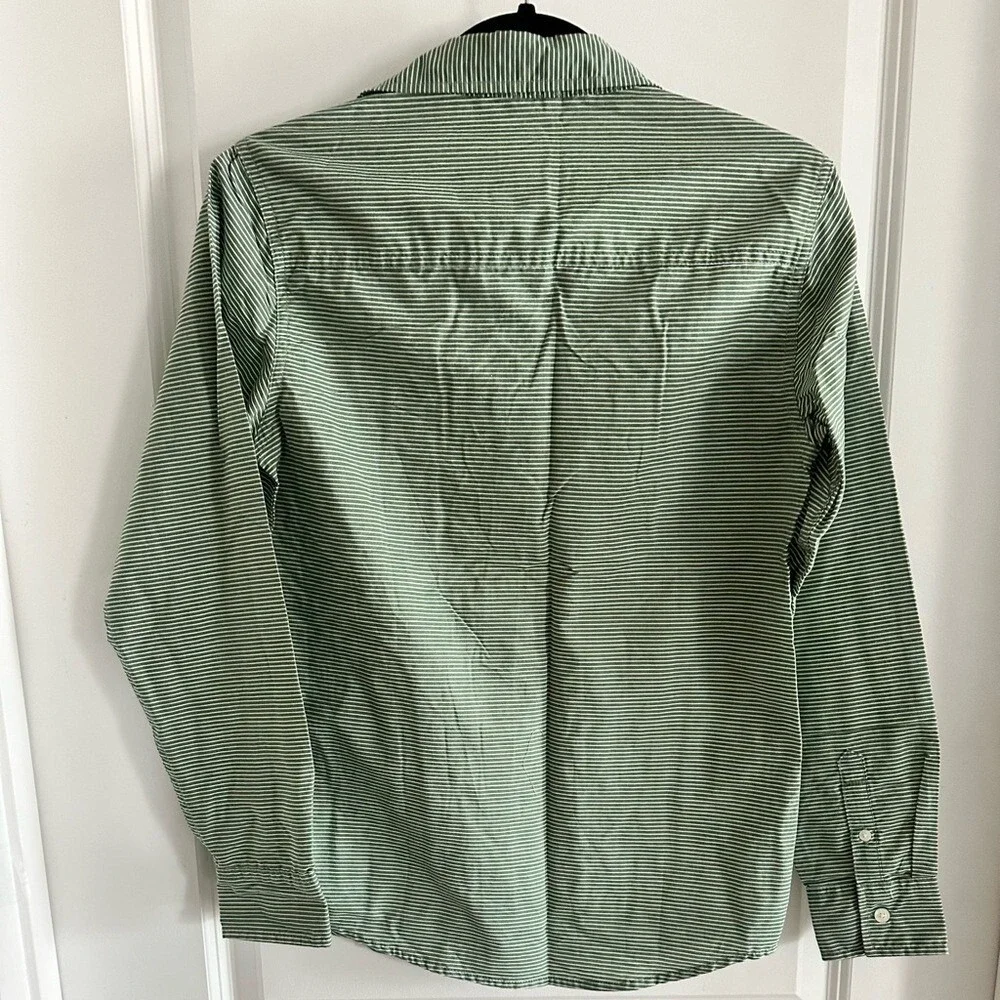 Boys size L 14/16 Nautica  long sleeve collared button‎ up shirt EUC!